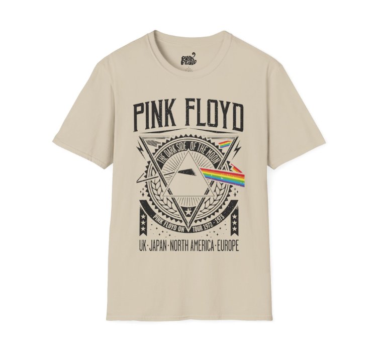 Pink Floyd World Tour Sand T-shirt - Size Usa