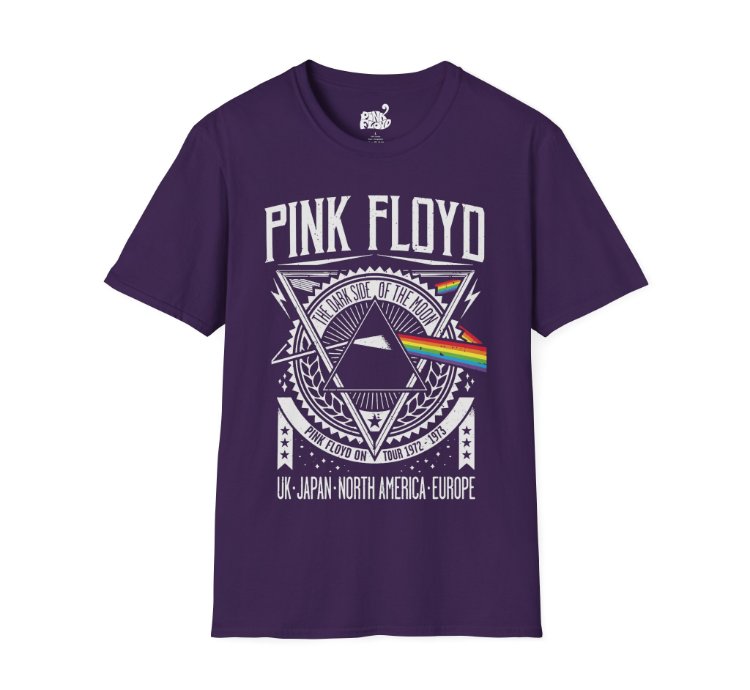 Pink Floyd World Tour Purple T-shirt - Size Usa