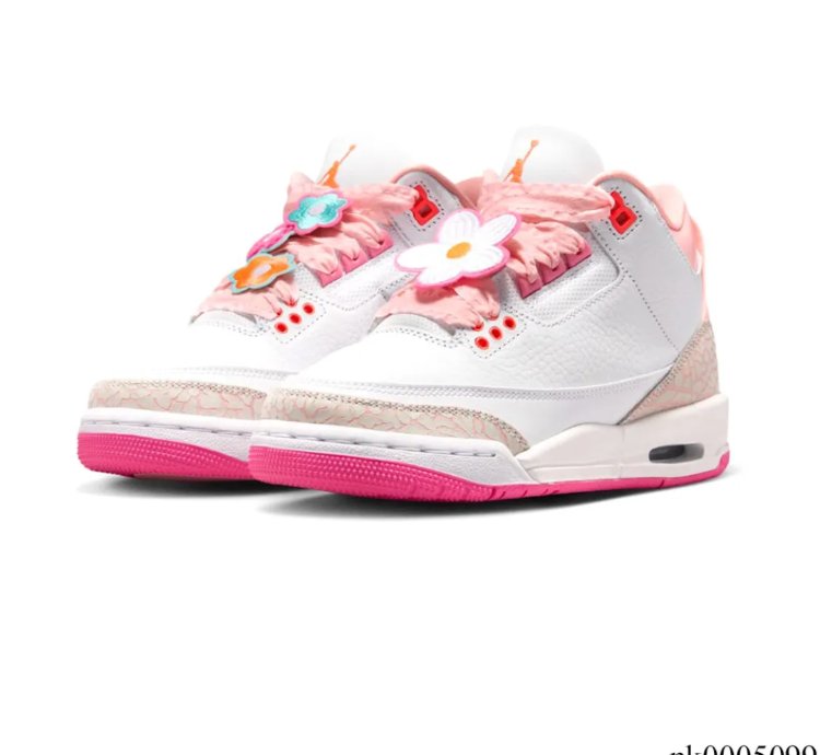 Air Jordan 3 Spring Flowers Shoes Sneakers