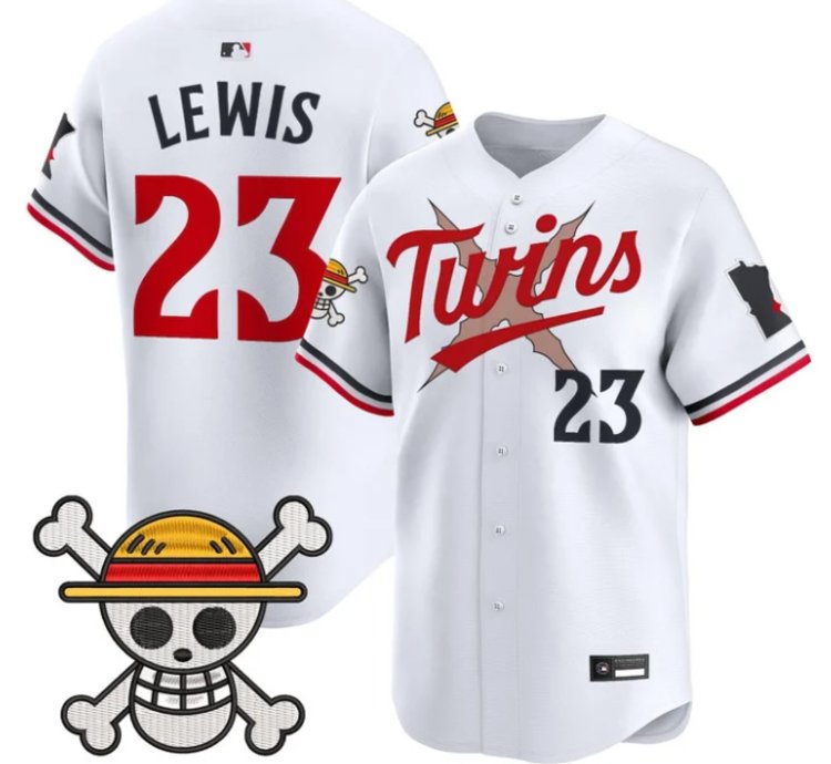 Royce Lewis Jersey 23 Minnesota Twins One Piece Premier Stitched White