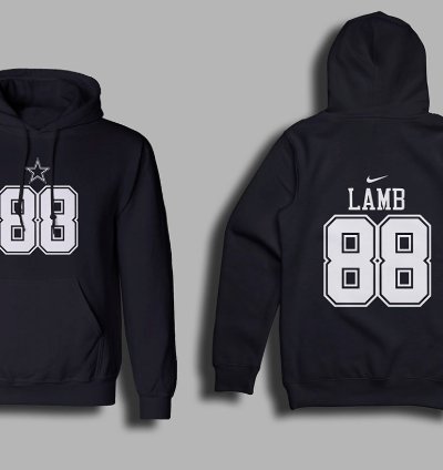 Dallas Lamb 88 Unisex Sports Black Hoodie