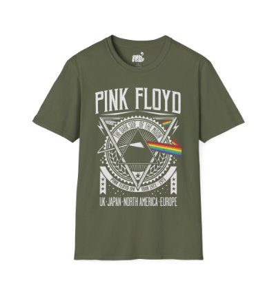 Pink Floyd World Tour Military Green T-shirt - Size Usa