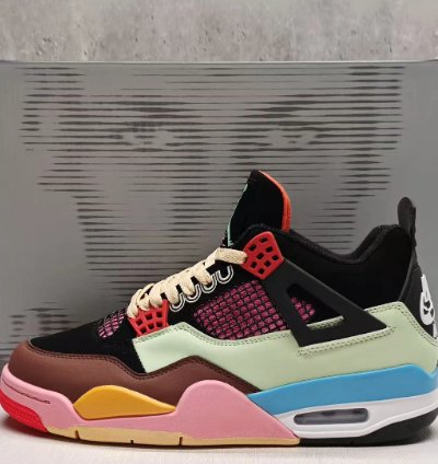 J Balvin X Air Jordan 4 Multicolor Shoes Sneakers