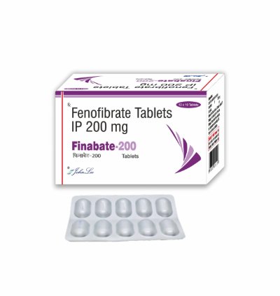 Finabate - Fenofibrate Tablets 200 Mg