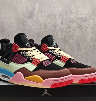 J Balvin X Air Jordan 4 Multicolor Shoes Sneakers