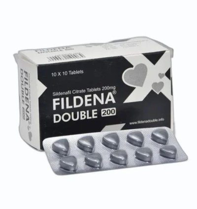 Fildena Double Sildenafil Citrate 200 Mg 50 Pills