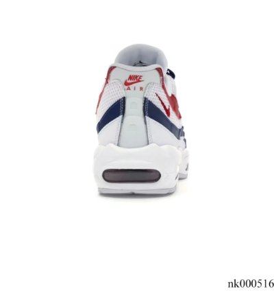 Air Max 95 White Deep Royal Blue Gym Red Shoes Sneakers