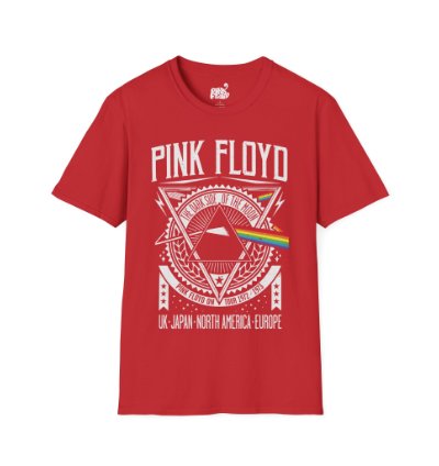 Pink Floyd World Tour Red T-shirt - Size Usa
