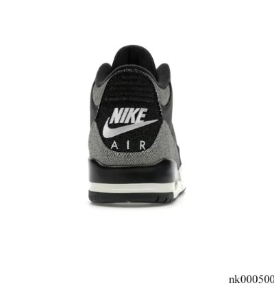Levis X Aj 3 Black Denim Shoes Sneakers