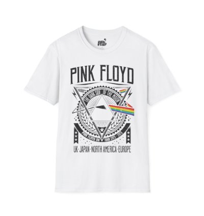 Pink Floyd World Tour White T-shirt - Size Usa