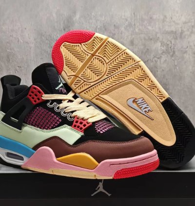 J Balvin X Air Jordan 4 Multicolor Shoes Sneakers