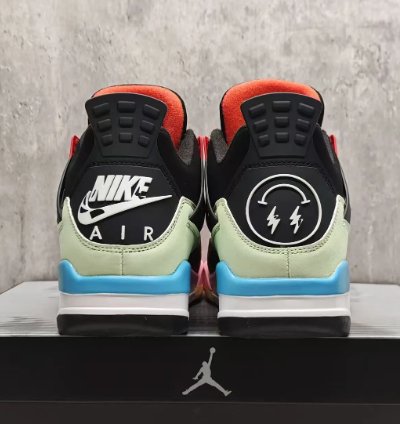 J Balvin X Air Jordan 4 Multicolor Shoes Sneakers