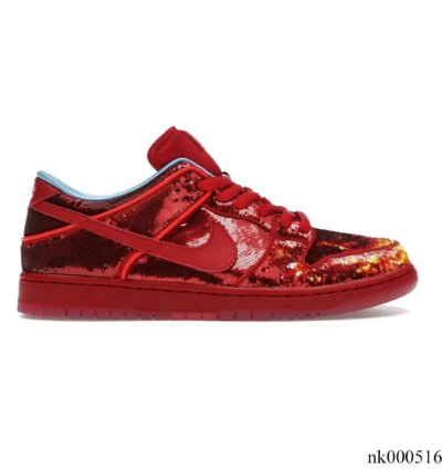 Sb Dunk Low The Wizard Of Oz Ruby Red Slipper Golden Ticket Shoes Sneakers