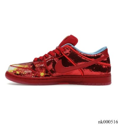 Sb Dunk Low The Wizard Of Oz Ruby Red Slipper Golden Ticket Shoes Sneakers