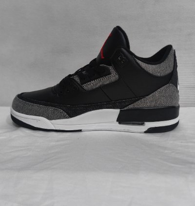Levis X Aj 3 Black Denim Shoes Sneakers