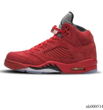 Air Jordan 5 Retro Red Suede Shoes Sneakers
