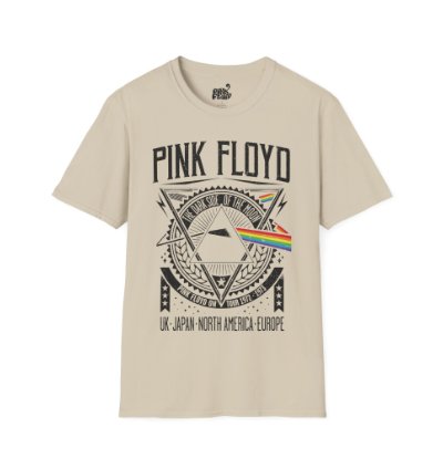 Pink Floyd World Tour Sand T-shirt - Size Usa