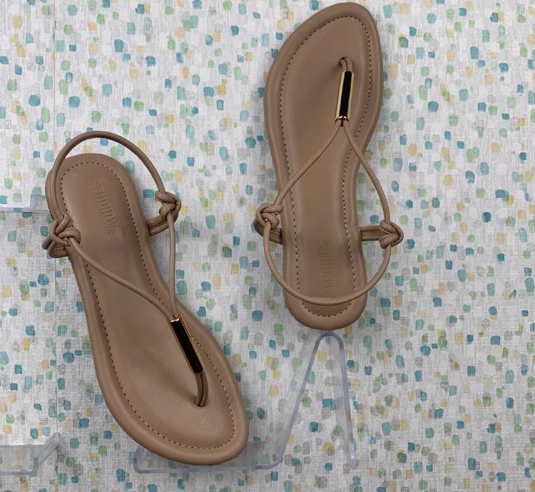 Minimalist Mocha Thong Sandals Women Flat Slip On Sandals