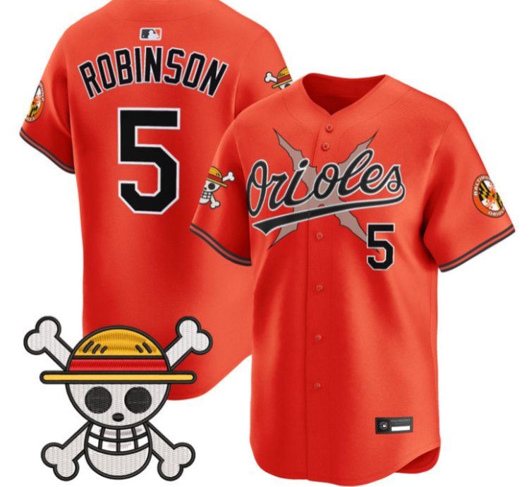 Brooks Robinson Jersey 5 Baltimore Orioles One Piece Premier Stitched Orange