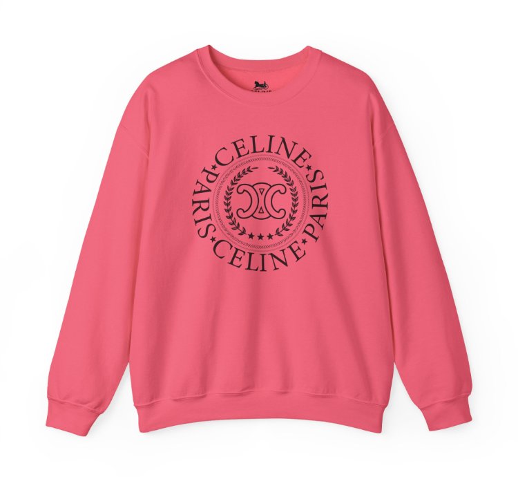 Celine University Pink Sweatshirt - Size Usa