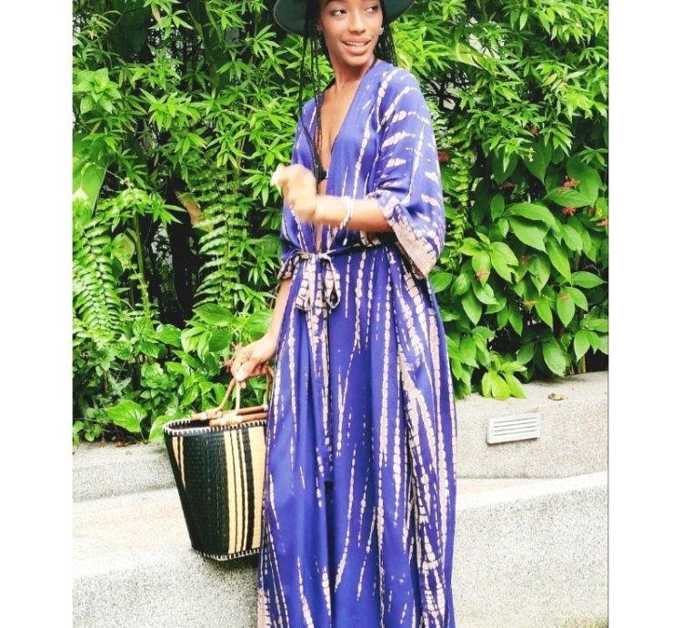 Womens Rayon Kimono Outer Oversized Resort Wear Cover Up