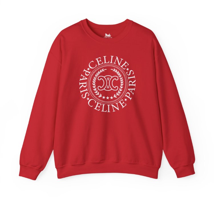 Celine University Red Sweatshirt - Size Usa