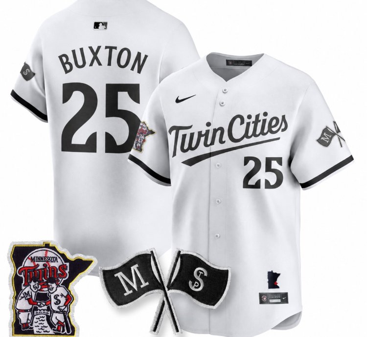 Byron Buxton 25 Minnesota Twins Baseball Jersey Vapor Patch Limited All Stitched