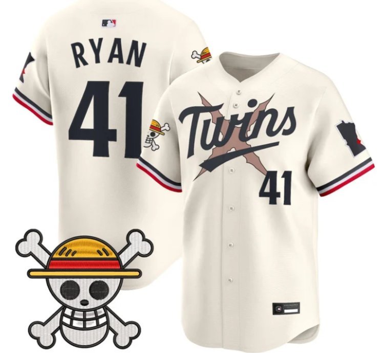 Joe Ryan 41 Minnesota Twins Baseball Jersey One Piece Premier Patch All Stitched