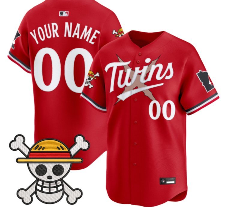 Custom Minnesota Twins Baseball Jersey One Piece Premier Patch All Stitched