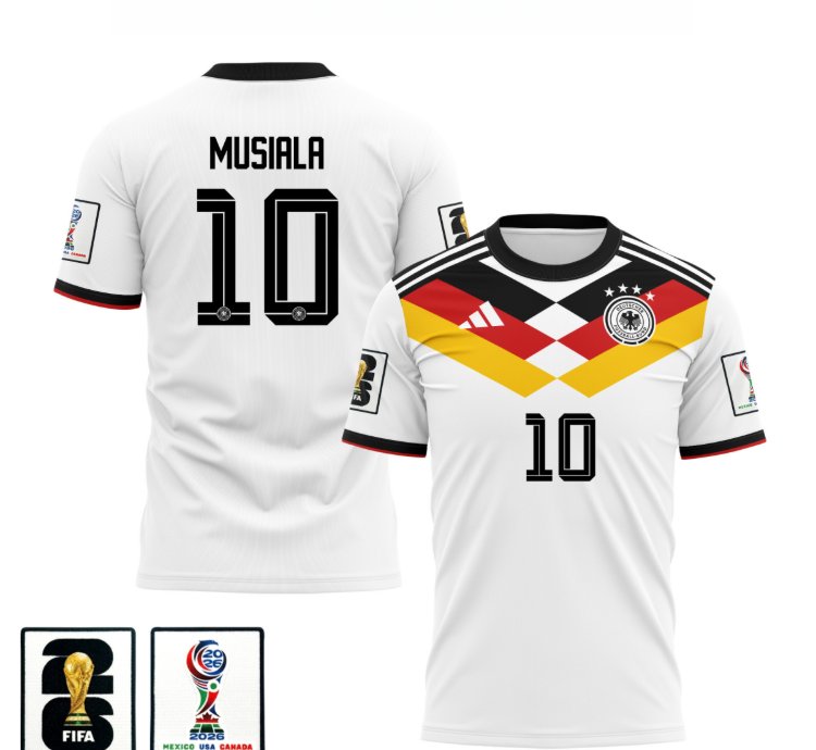 Jamal Musiala 2026 World Cup Soccer Jersey