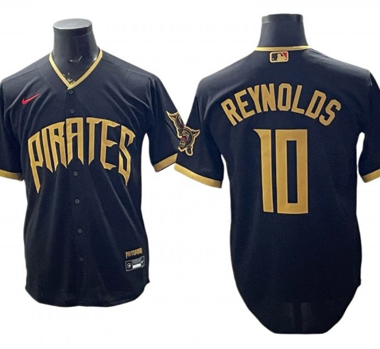 Pittsburgh Pirates 10 Bryan Reynolds 2026 City Connect Limited Jersey - Black