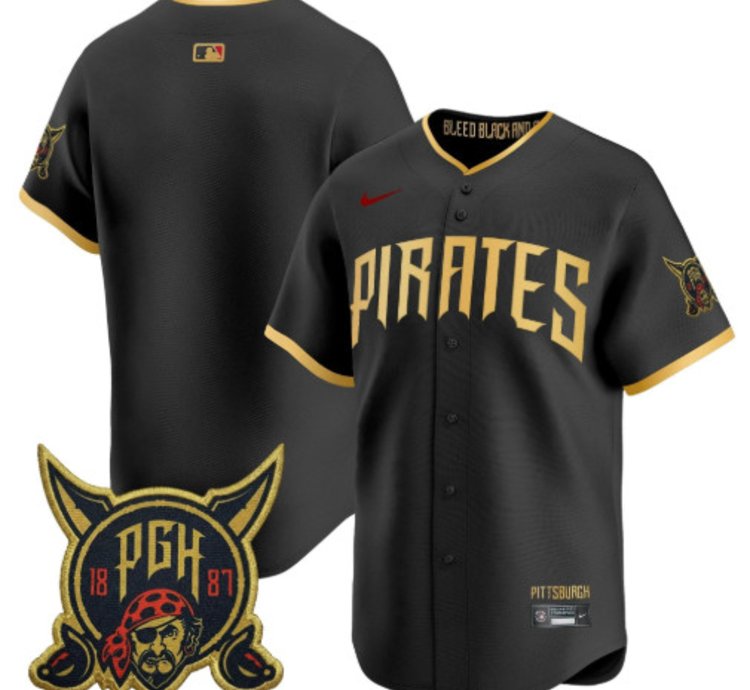 Team Pittsburgh Pirates Baseball Jersey 2026 City Connect X One Piece Vapor Limited Stitched
