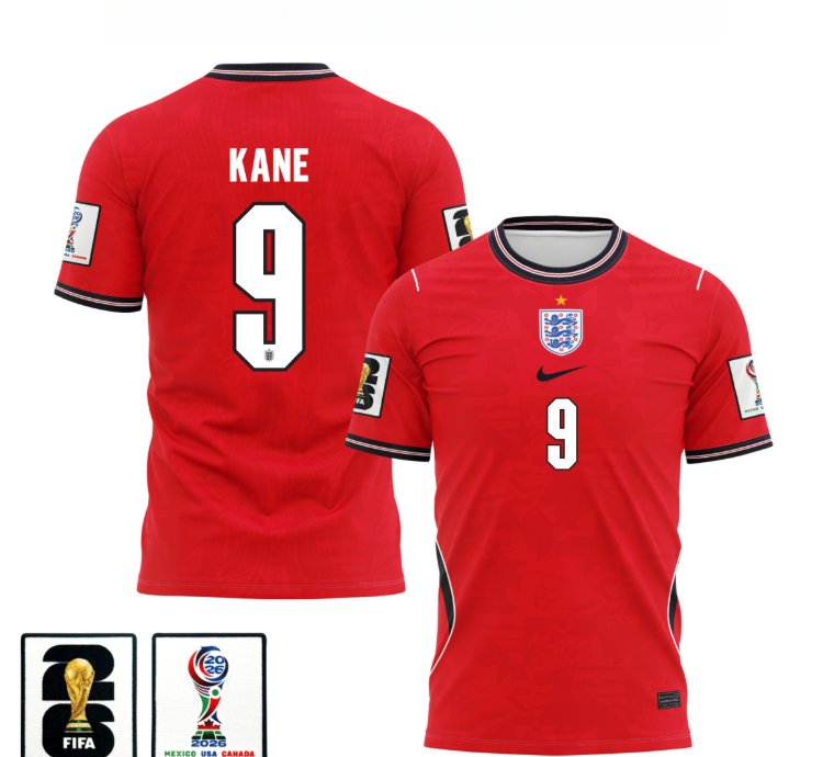 Harry Kane 2026 World Cup Soccer Jersey Away