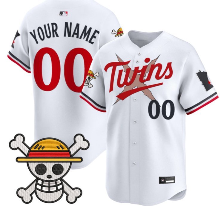Custom Minnesota Twins Baseball Jersey One Piece Premier Patch All Stitched