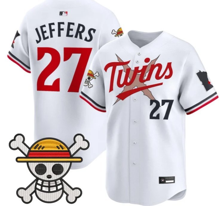 Ryan Jeffers 27 Minnesota Twins Baseball Jersey One Piece Premier Patch All Stitched