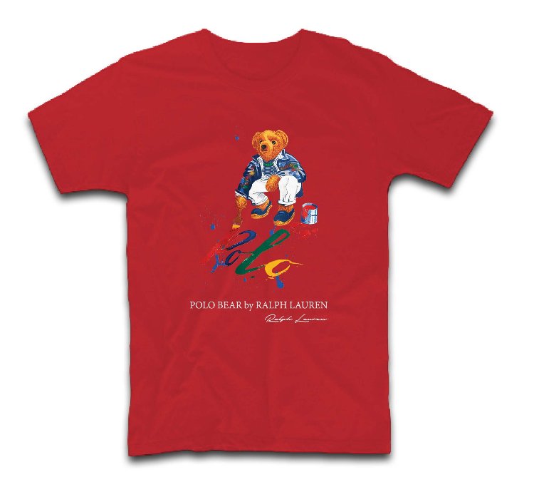 Polo Bear Painting Logo T-shirt