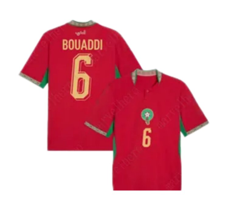Ayyoub Bouaddi World Cup 2026 Home Jersey