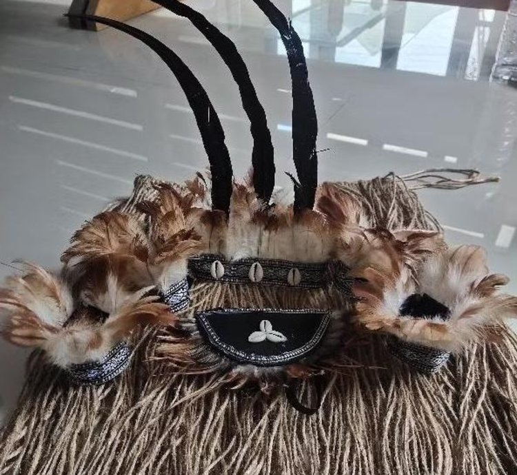 One Set Of Traditional Papuan Interior Costumes For Adults And Children For Dance And Carnival