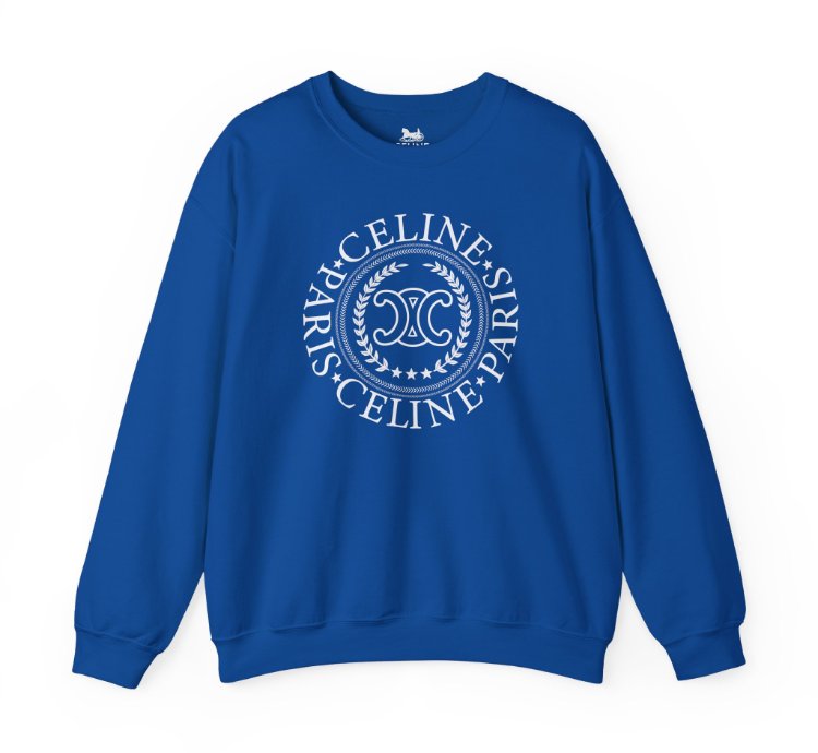 Celine University Blue Sweatshirt - Size Usa
