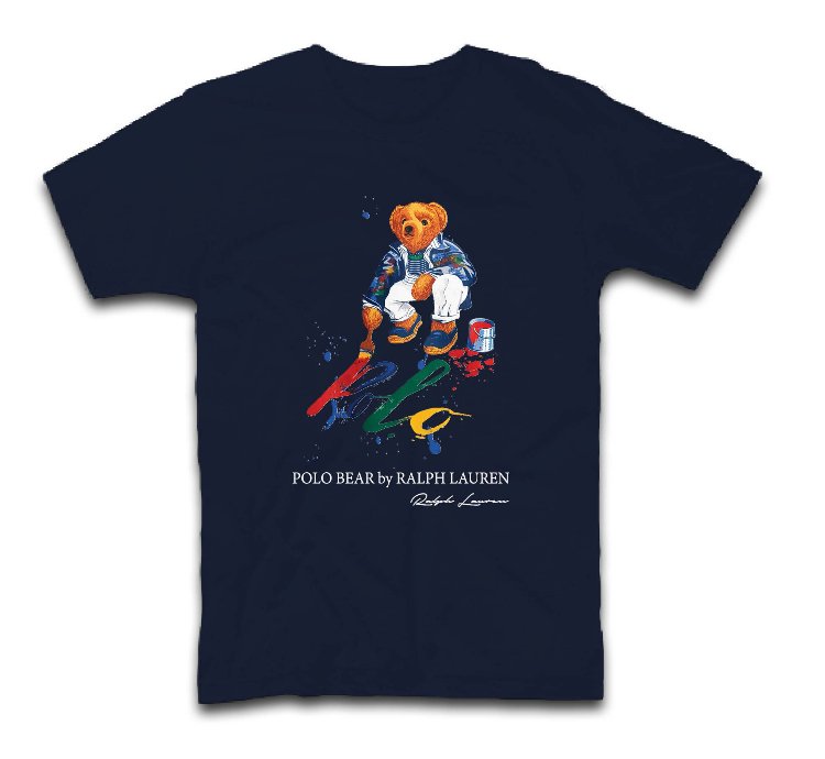 Polo Bear Painting Logo T-shirt