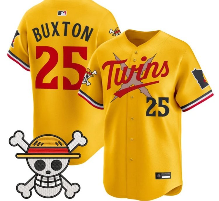 Byron Buxton 25 Minnesota Twins Baseball Jersey One Piece Premier Patch All Stitched