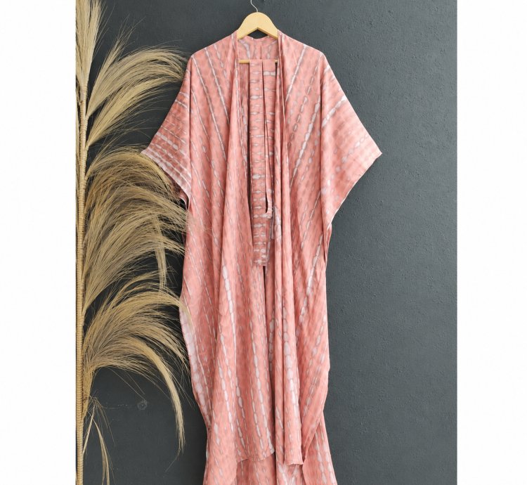 Flowy Bohemian Kimono Cardigan Lightweight Vacation Layer