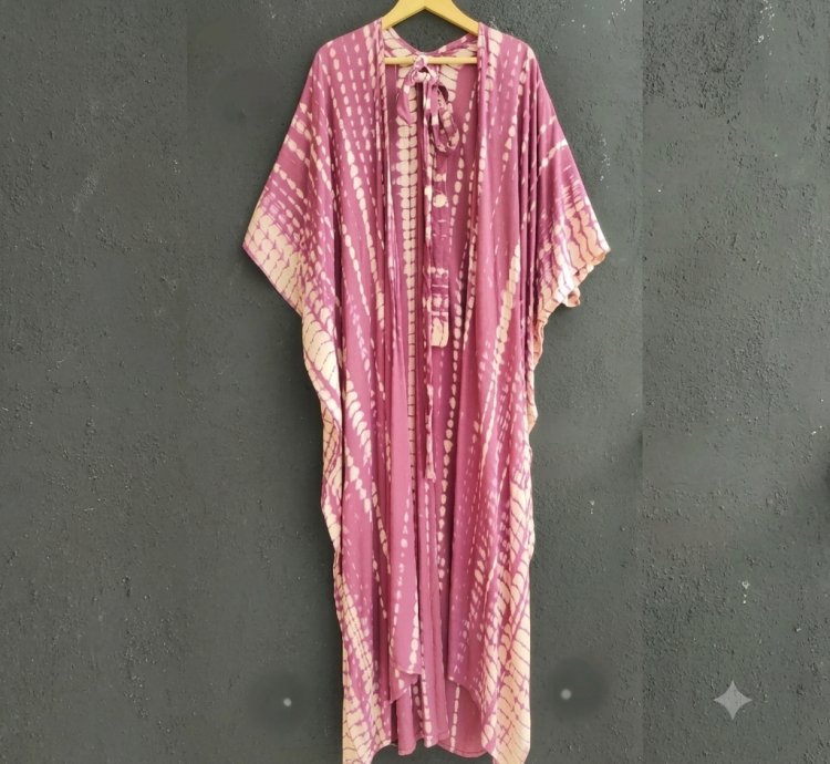 Open Front Kimono Robe Relaxed Fit Summer Outerwear
