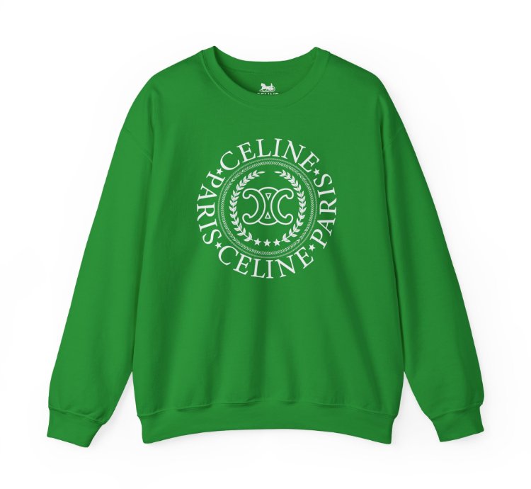 Celine University Green Sweatshirt - Size Usa
