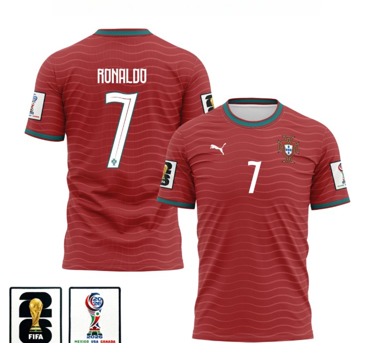 Cristiano Ronaldo 2026 World Cup Soccer Jersey