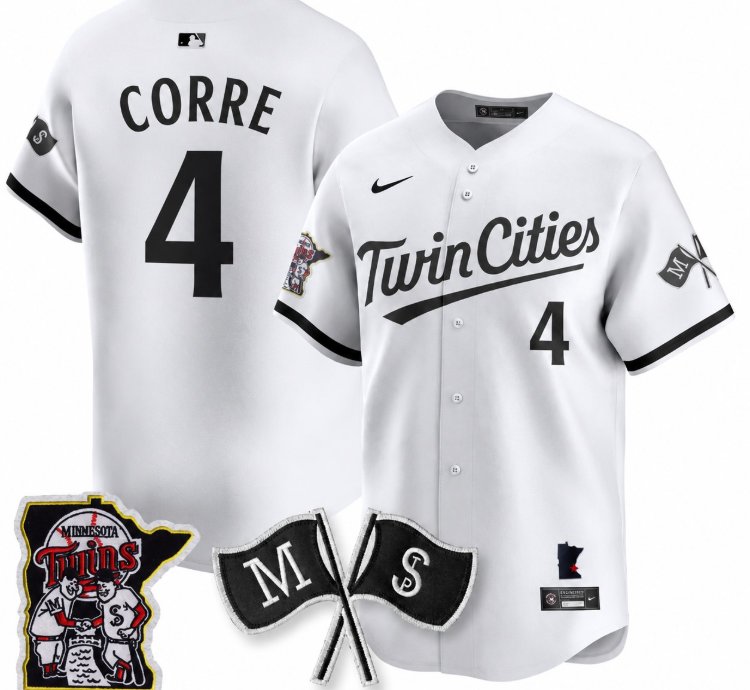 Carlos Corre 4 Minnesota Twins Baseball Jersey Vapor Patch Limited All Stitched