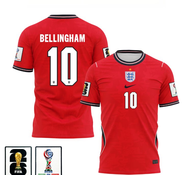 Jude Bellingham 2026 World Cup Soccer Jersey Away