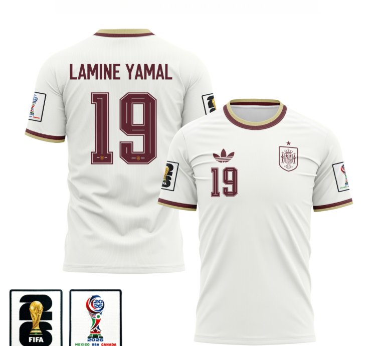 Lamine Yamal 2026 World Cup Soccer Jersey Away