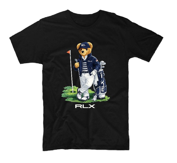 Polo Bear Golfer On The Green Shirt