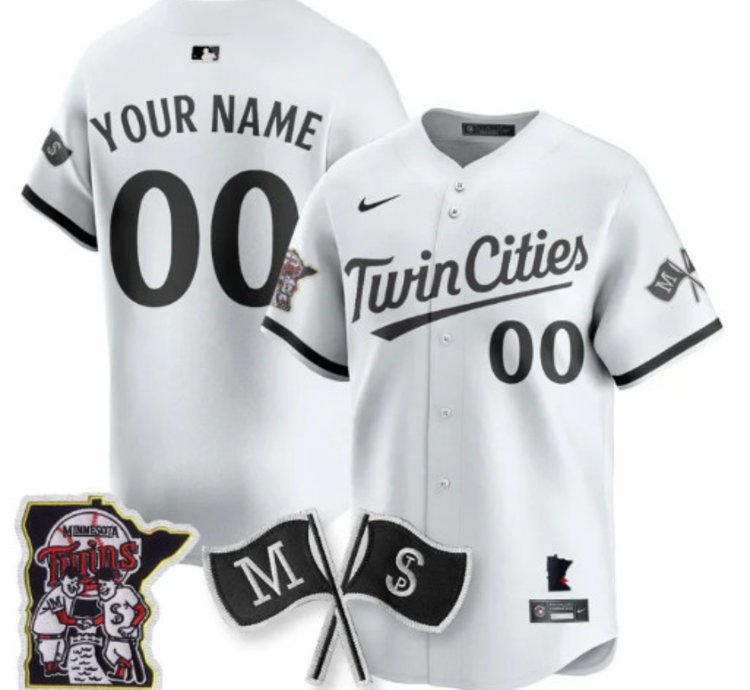 Custom Minnesota Twins Baseball Jersey Vapor Patch Limited All Stitched